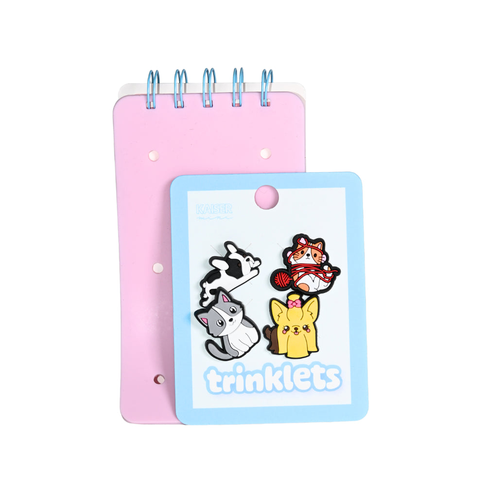Kids Trinklets Med Notebook - FURRY FRIENDS